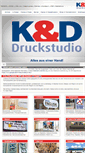 Mobile Screenshot of kd-druckstudio.de